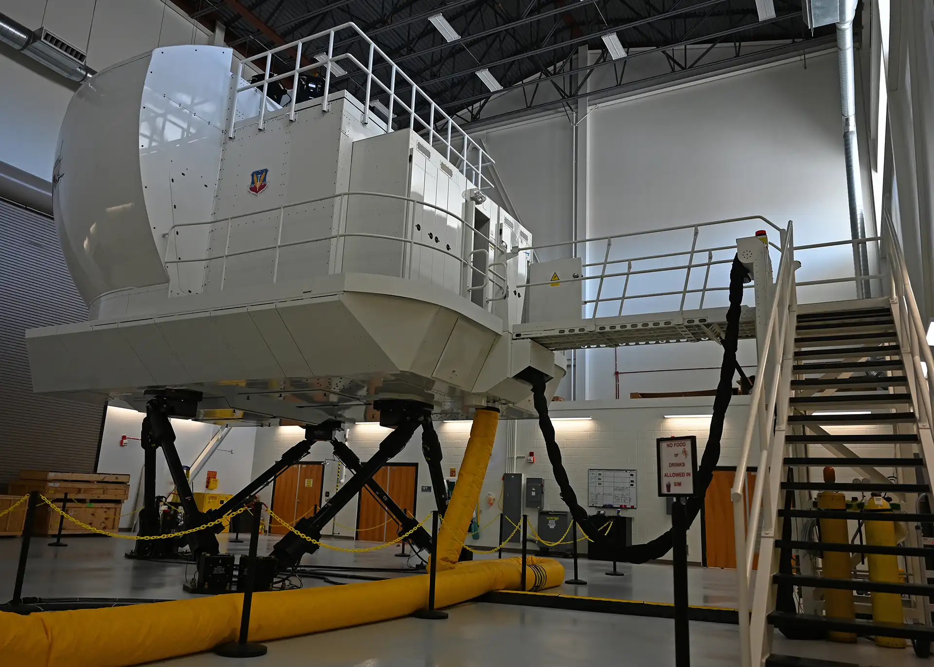 C-130J full-motion flight simulator